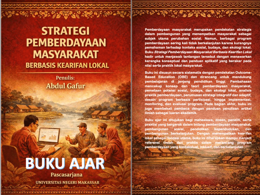 Buku Ajar Strategi Pemberdayaan Masyarakat